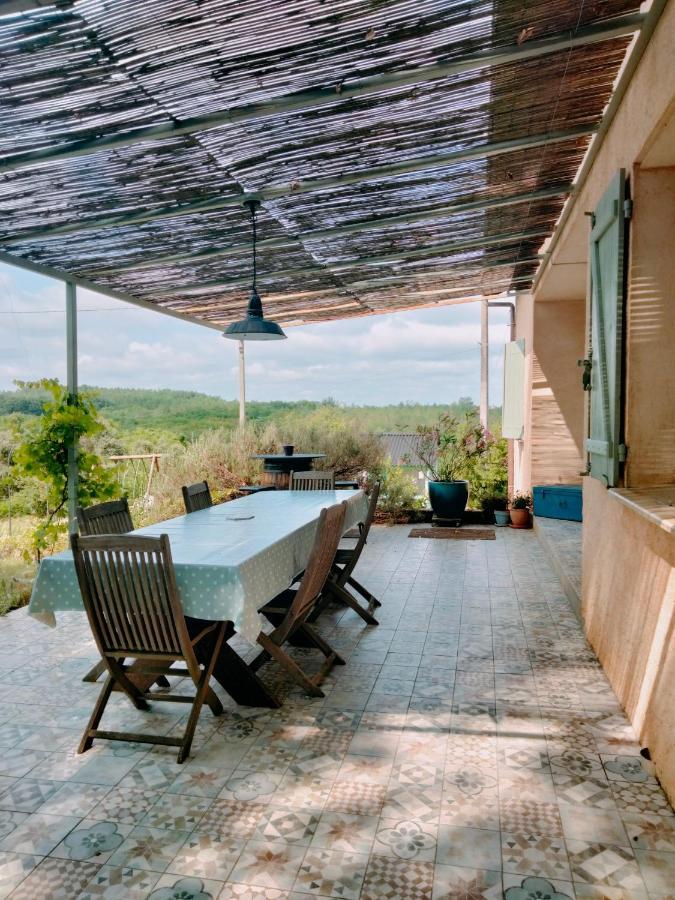 Chambre Telma 2 Pers Avec Piscine "Mon Lit Au Pre" Couples Ou Femmes Seulement Pontours Exterior photo